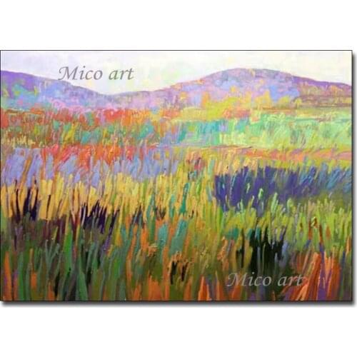 Modern Wall Decor Outdoor Scenery Picture Art Hand Painted Wall Canvas Oil Paintings Piece Artwork For Hotel Wall Living Room