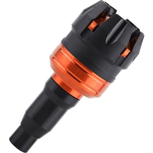 1 PCS Universal Motorcycle Falling Protectors CNC Frame Slider Anti Crash Caps engine protection Moto Crash Pad Protect Orange