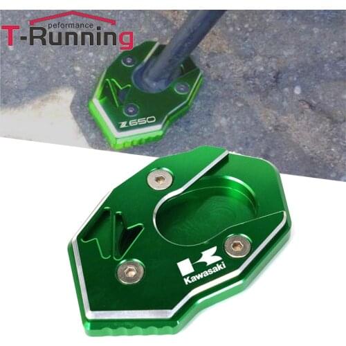 Universal For Kawasaki Z650 Z900 Z1000 Z1000SX ER-6N ZX6R ZX10R ZX16R Motorcycle Kickstand Enlarger Side Stand Extension Plate