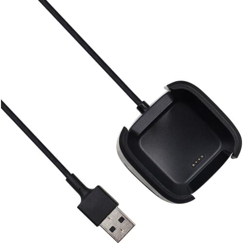 USB Data Cable Charging Cradle Dock Charger For Fitbit Versa FB505 Watch