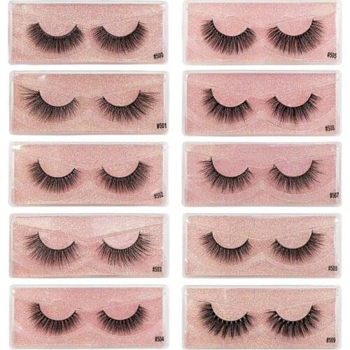 1 pair of false eyelashes plastic cotton thread stem long thick natural eyelashes portable eyelashes stereoscopic fashion curl