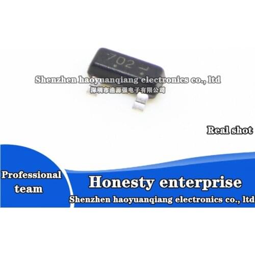 20PCS Genuine original 2N7002LT1G screen printed 702 SOT-23 N channel SMD MOSFET