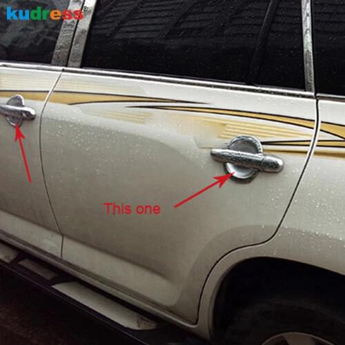 For Toyota RAV4 RAV 4 2009 Hatchback ABS Chrome Exterior Door Handle Bowl Cover Trim Frame Sticker Car Styling Accessories 5pcs