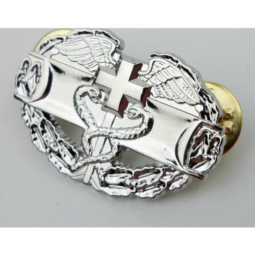 US Army Combat Medical Badge Pin MILITARY INSIGNIA BROOCHES
