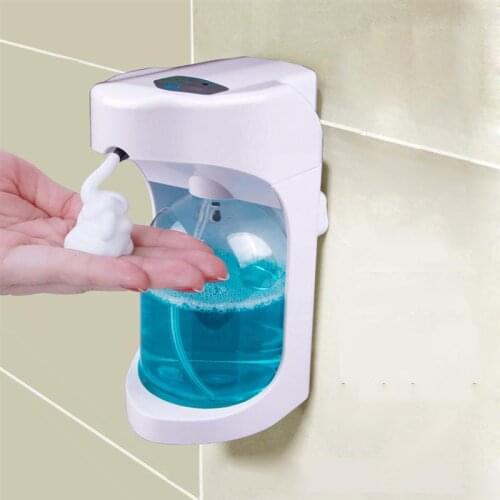 Auto Soap Dispenser Automatic Soap Dispenser Touchless Sensor Foam Dispenser Wall Mounted Manual Office Bathroom Home Kitchen