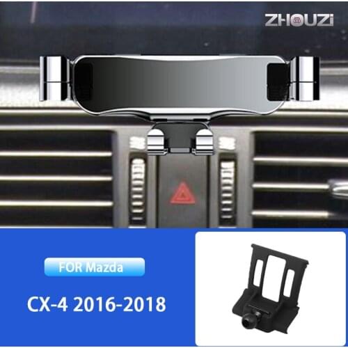 Car Mobile Phone Holder For Mazda CX-4 CX 4 CX4 2016-2018 Air Vent GPS Mounts Stand Gravity Navigation Bracket Car Accessories