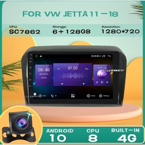 2din Android 9 inch Control Screen Car Radio Multimedia Video Player For Volkswagen VW Jetta 2011-2018 GPS Navigation Head Unit