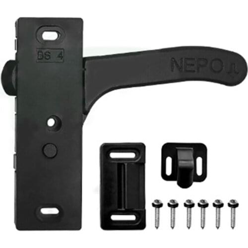 Anti-scratch Screen Door Latch Handle with Screws High Hardness RV Trailer Entry Door Lock Screen Door Parts