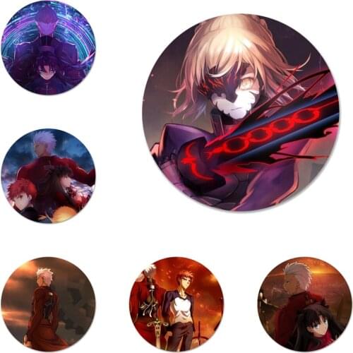 Fate stay night Badge Brooch Pin Accessories For Clothes Backpack Decoration gift 58mm