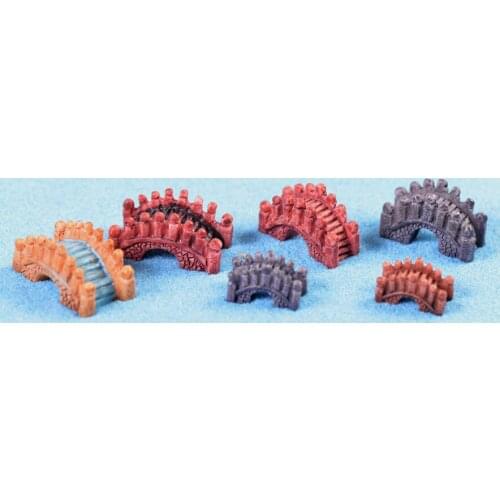 Stone Bridge Figurines Mini Resin Crafts Fairy Garden Miniatures DIY Terrarium Succulents Micro Landscape Decoration Ornaments