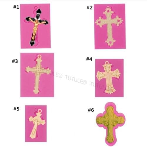 Gadgets-Silicone Victorian Cross Mold for Fondant - Gum Paste - Chocolate - Candy - Clay - Resin - Crafts, Jewelry or Food Mold