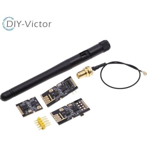 GT-24 Wireless Module 2.4G NRF24L01+PA+LNA With Antenna Industrial Grade Digital Transmission 1100M Distance SMD/DIP/Mini