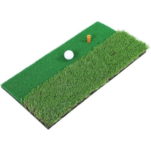 30x60cm Multi Surface Golf Hitting Mat Anti-Slip Surface Indoor Outdoor Golf Swing Practice Grass Mat Quality Golf Training Aids