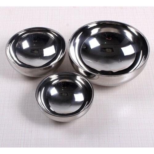 Stainless Steel Bowl Double Wall For Children Anti-scalding Food Bowl For Kitchenware