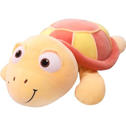 Soft Stuffed Sea Animal Plush Tortoise Toy Cute Turtle Plush Pillow Staffed Cushion for Girls Vanlentines Day Gift