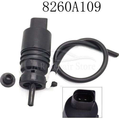 OEM 8260A109 Car Windshield Windscreen Wiper Washer Pump Motor for Mitsubishi Lancer 2008 -2010 2011 2012 2013 2014 2015