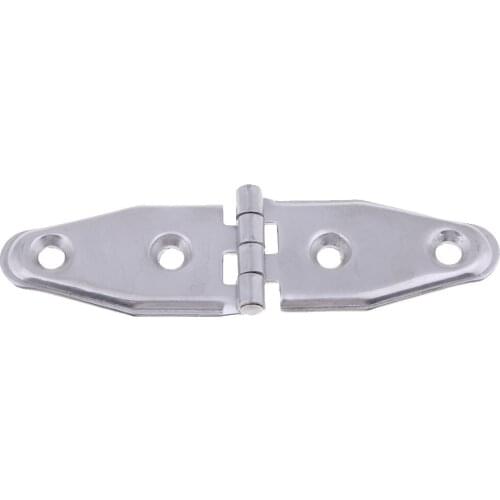 Closing Hinge Invisible Furniture Hinge Boat Door 4 Holes Stainless Steel Opening Closet Cabinet