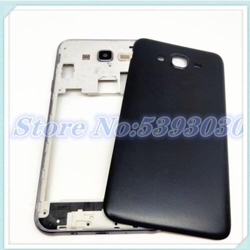New For Samsung Galaxy J7 2015 J700 J700F J700H J700M Housing Middle Frame + Battery Cover Rear Back Door