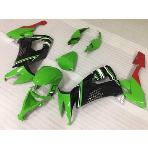 Body Kits ZX10r 2008 - 2010 Green Black Fairings Ninja ZX 10r 09 10 Fairing for Kawasaki ZX10r 2009