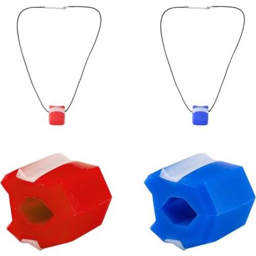 Food-grade Silicone Jawline Exerciser Facial Toner Jaw line Exercise Fitness Ball Neck Face Toning Muscle Training Equipment