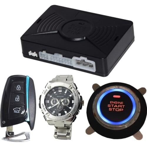 Drop Shipping KOL Cardot Smart Keyless Entry System Push Start Stop Remote Starter Car Alarms Car Accessories for Rav4