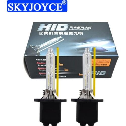 SKYJOYCE High Bright AC 35W 55W Xenon H7 H1 H3 H8 H11 9005 HB3 9006 9012 D2H 5500K Fast Bright Car Light HID Replacement Bulb
