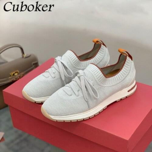 Hot Sale Brand Designer Women Flat Causal Shoes Woven Lace up Female Loafers Spring Autumn Outside Sneakers Shoes Women Mujer