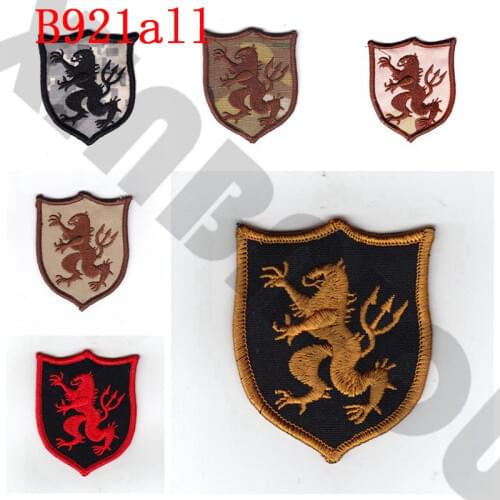 Embroidered patch DEVGRU Seal Team Golden Team Lion Military Tactical Morale