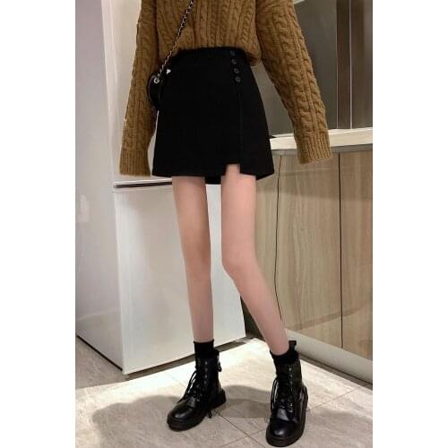 High Waist Skirt Women Casual A-Line 2021 Spring Summer Korean Fashion New Mini Skirts