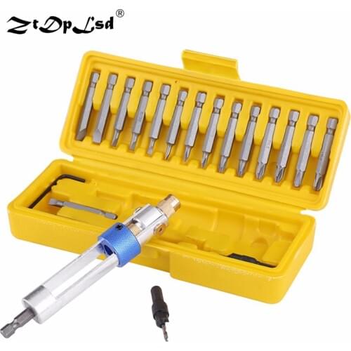 ZtDpLsd 20 IN 1 Multi Function Screwdriver High Speed Steel Bit Double Use Replacement Tool Kit Set Phillips Bit DYI Hand Tool
