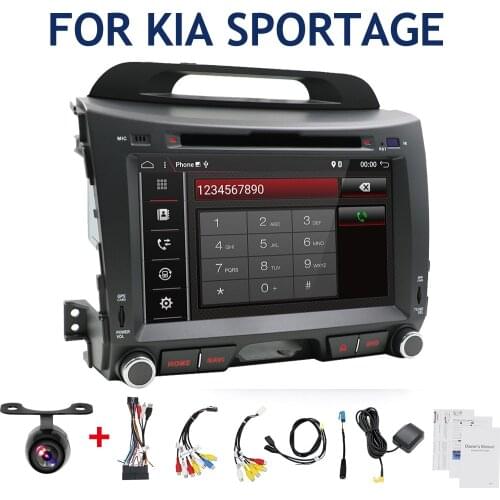 Bosion 4 core 2 din android 10 car dvd for kia sportage 2009 2011 2013 2014 2015 car radio gps navigatio steering wheel control