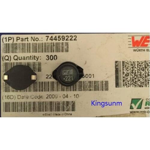 Free shipping 10pcs The German WE/ 74459222 220uh SMD Power Inductors