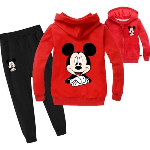 Spring Autumn Baby Casual Tracksuit Children Boy Girl Cotton Zipper Jacket Pants 2Pcs/Sets Kids Leisure Sport Suit Clothing