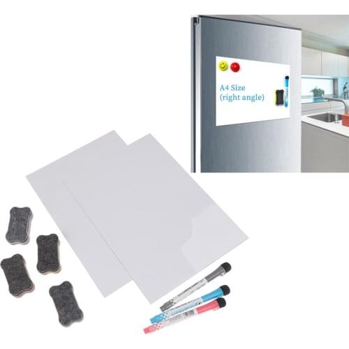 Kid Marker Magnetic Pen Whiteboard Marker A4 Reminder Fridge Magnetic Whiteboard Family Message Board Office Memo