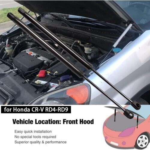For Honda CRV CR-V RD4-RD9 2002 2002 2003 2004 2005 2006 2x Front Hood Bonnet Modify Gas Struts Lift Support Shock damper