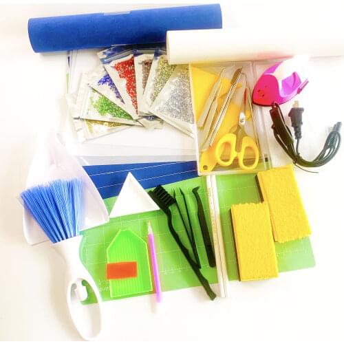 GDACE Rhinestone Template Material Sticky Flock Adhesive Stencil Flock Magic Sticky Flock 10sheet+10sheet 30x20cm