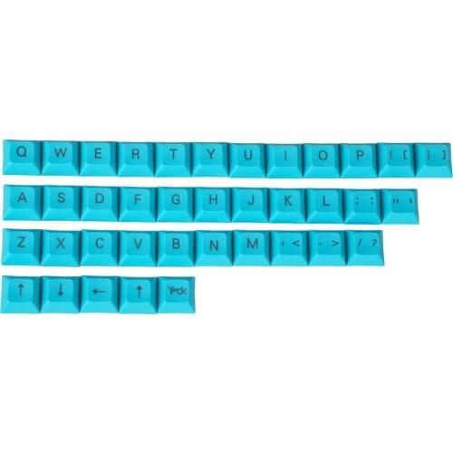 DSA Profile 37 Keys Top Print 1.4mm PBT GK61 Keycaps For Mechanical Keyboard 60% Keycap ID80 GK61X Anne Pro 2 GMMK Keychron