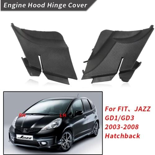Engine Hood Hinge Cover For HONDA FIT JAZZ 2005 2006 2007 2008 GD1 GD3 74212-SAA-G00 74222-SAA-G00 For Left Hand Drive Only