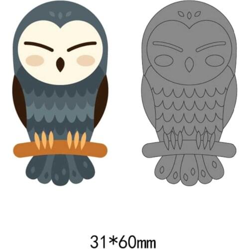 Diy animals owl metal cutting Dies Craft home decoration Embossing Scrapbooking cutting dies Household products