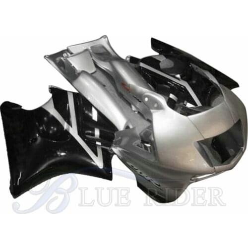 Motorcycle Full Fairings Kits for HONDA CBR 600 F3 1997 1998 CBR600 F3 97 98 Silver Black Fairing + Tank Cover Injection Mold