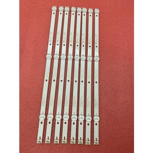 New 40pcs LED backlight strip for 43L1600C 43BDL4012N 43DL4012N L43E6800 43HFF5952 K430WDC1 A1 A3 4708-K43WDC-A1113N11 A3113N11