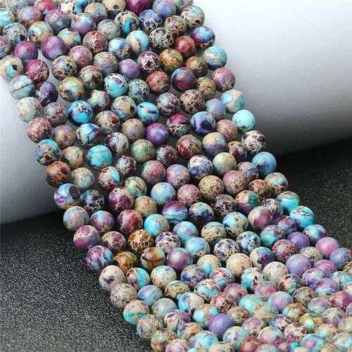 New Natural Red Imperial Stones Emperor Jaspers For Jewelry Making DIY Bracelet Necklace 6mm/4mm Beads Accessories Handmade Gift