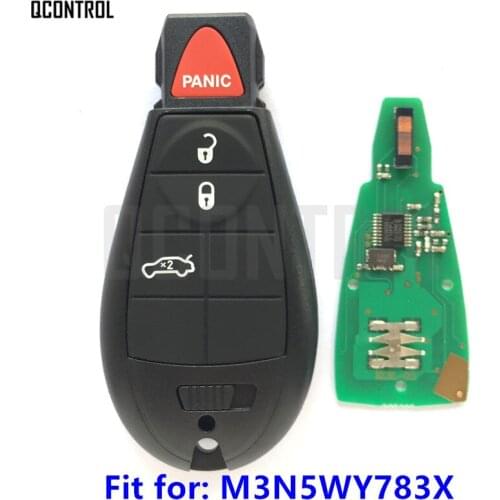 QCONTROL Smart Remote Key for JEEP Vehicle Commander Grand Cherokee FCC ID M3N5WY783X or IYZ-C01C