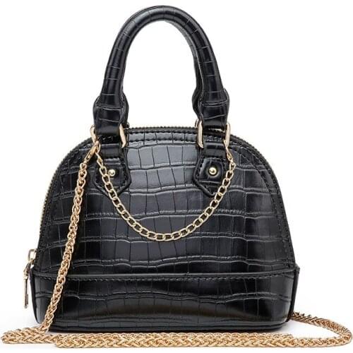 Stone Pattern Shell Bag for Women 2020 New Fashion Single Shoulder Messenger Chain Bag Ladies Fashionable Purses and Handbags gg