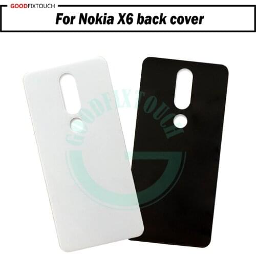 1-50pcs A+ quality For Nokia X6 back cover back cover Battery Cover Back Housing Door TA-1099 TA-1109 Repair Parts Replacement