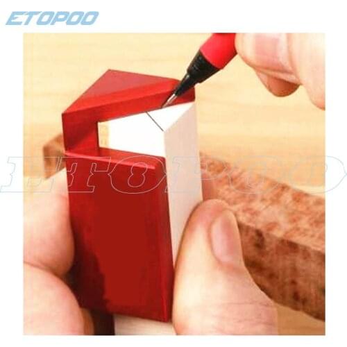 1Pcs 45 Degree Woodworking Circle Centerline Marker Wmarker Woodworking Round Line Marker Carpenter Round Center Line Scribe