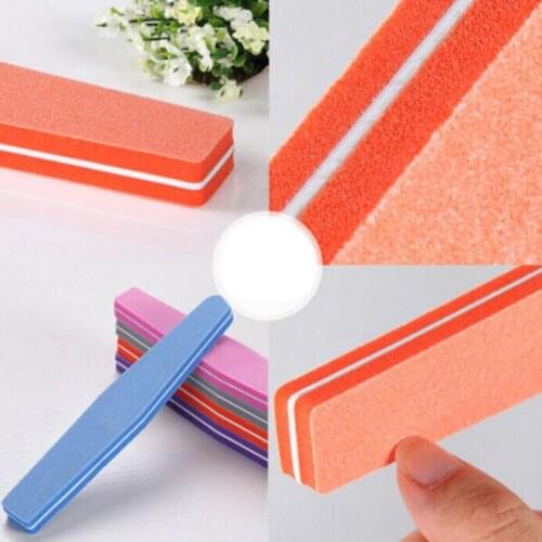1PCS Random Nail File Buffer Styling Nail Tools Sponge Diamond Rubbing Polished Surface Nail Buffer