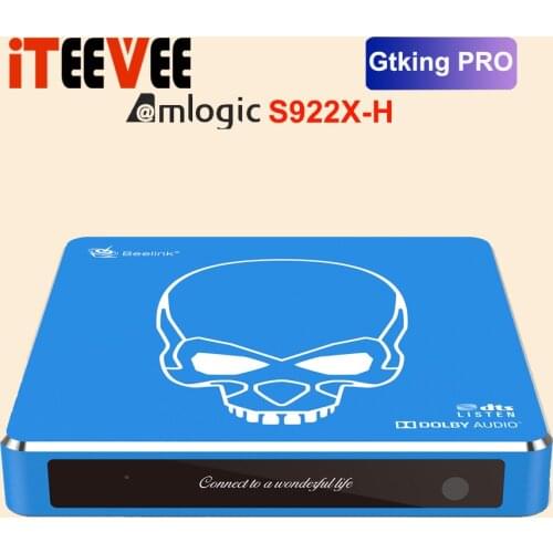 Beelink GT-KING PRO Amlogic S922X-H Smart Android 9.0 TV Box 4GB DDR4 64GB ROM Dolby Audio DTS Listen 4K HD Hi-Fi Media Player