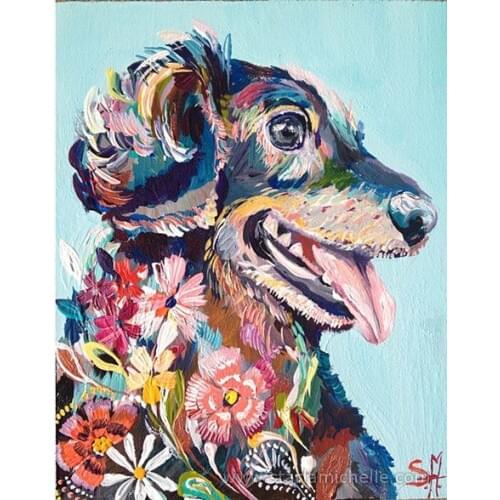 Diamond mosaic full diamond embroidery animal Color Dog magic diamond cross stitch crystal diamond sets unfinish decorative