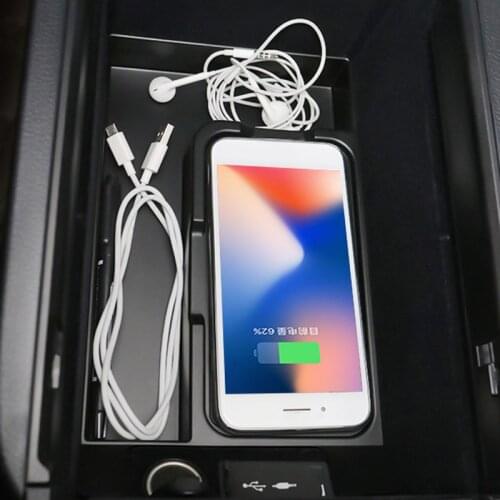 For Lexus ES300H 2014 2015 2016 2017 2018 15W car wireless charger fast QI phone charger charging case charging holder